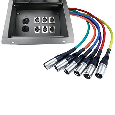 audio equipment electrical box|recessed audio stage boxes.